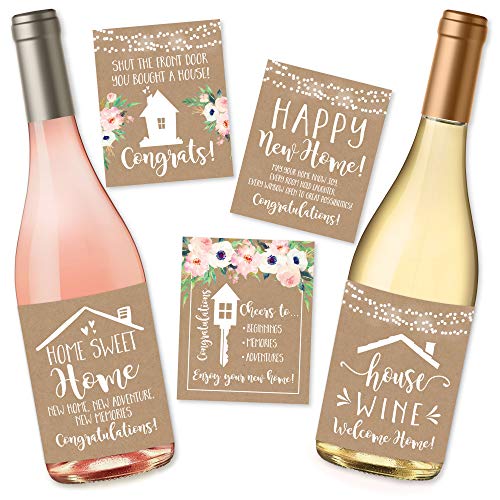 Housewarming Wine Labels
