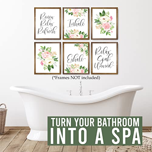 Floral Bathroom Wall Art