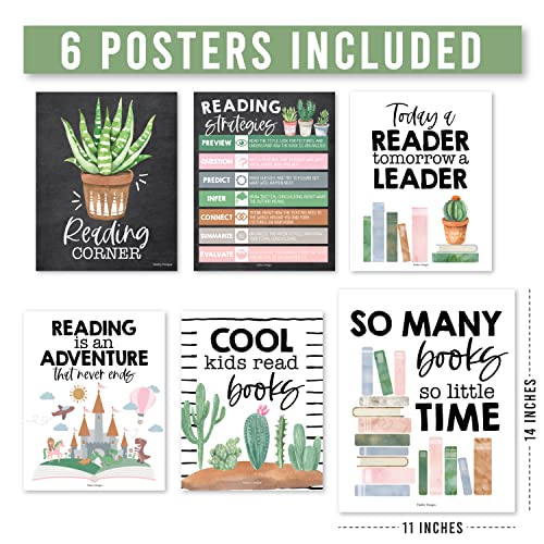 Cactus Reading Motivational Posters