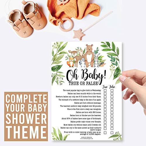 Woodland Baby Shower Games