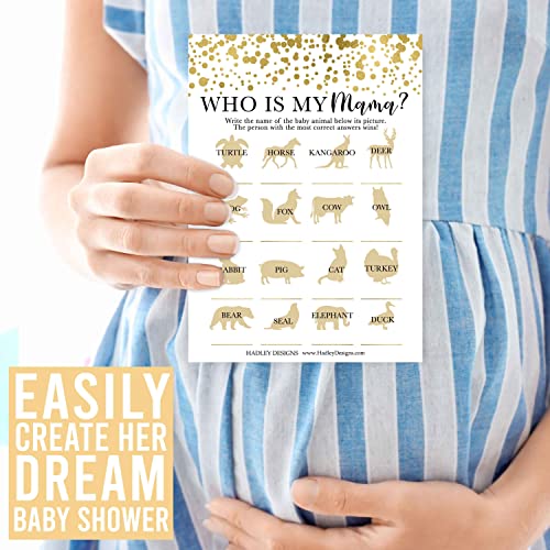 Gold Baby Shower Games