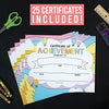 Colorful Pastel Certificate of Achievement