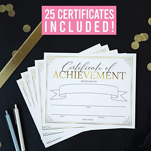 Elegant Gold Certificate of Achievement