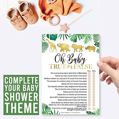 Safari Baby Shower Games