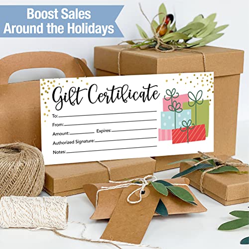 Gift Boxes Gift Certificates