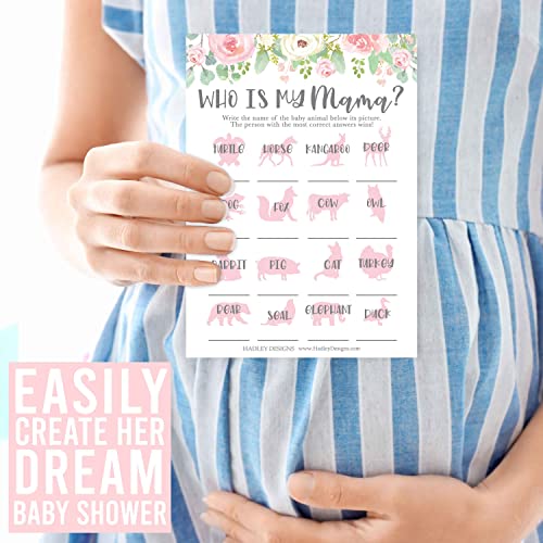 Floral Baby Shower Games