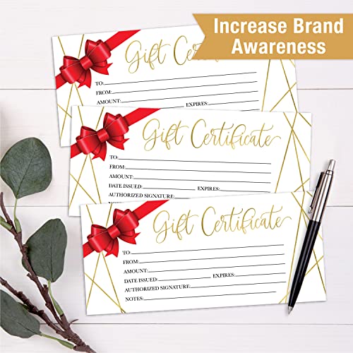 Gold Gift Certificates