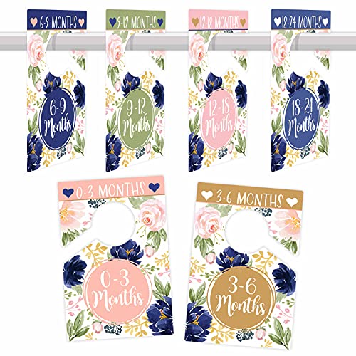 Floral Baby Closet Dividers