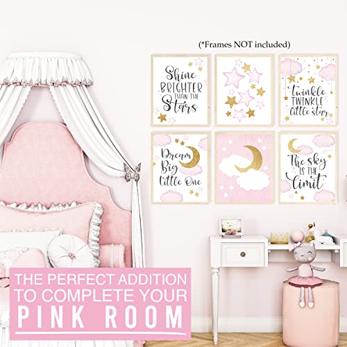Pink and Gold Children's Wall Art