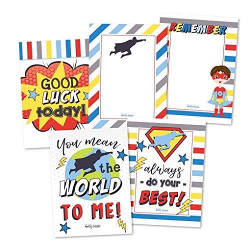 Superhero Lunchbox Notes