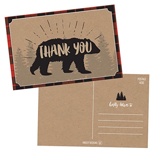 Winter Thank You Postcards