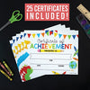Colorful Supplies Certificate of Achievement