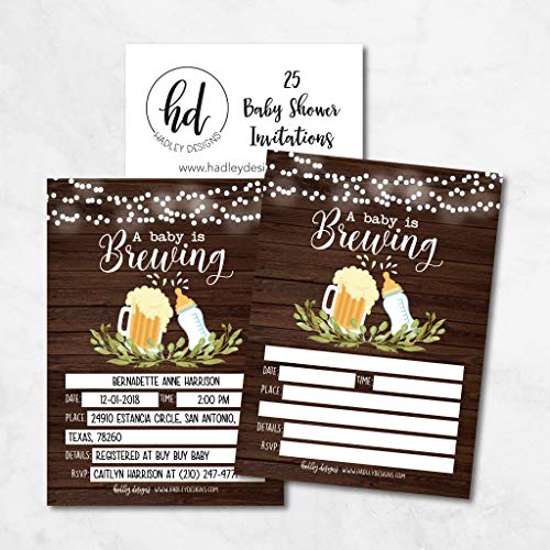 Baby is Brewing Baby Shower Invitation