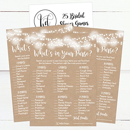 Rustic Bridal Shower Games