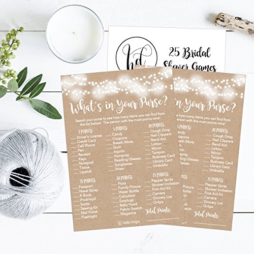 Rustic Bridal Shower Games