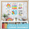 Rainbow Reading Motivational Posters