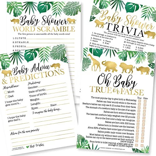 Safari Baby Shower Games