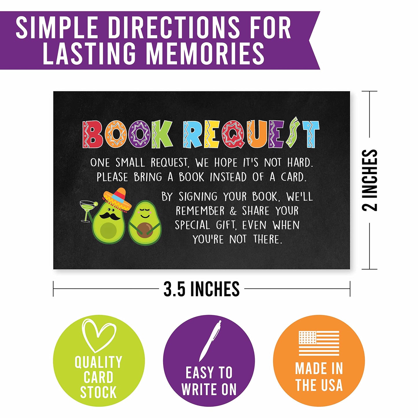 Fiesta Book Request Cards