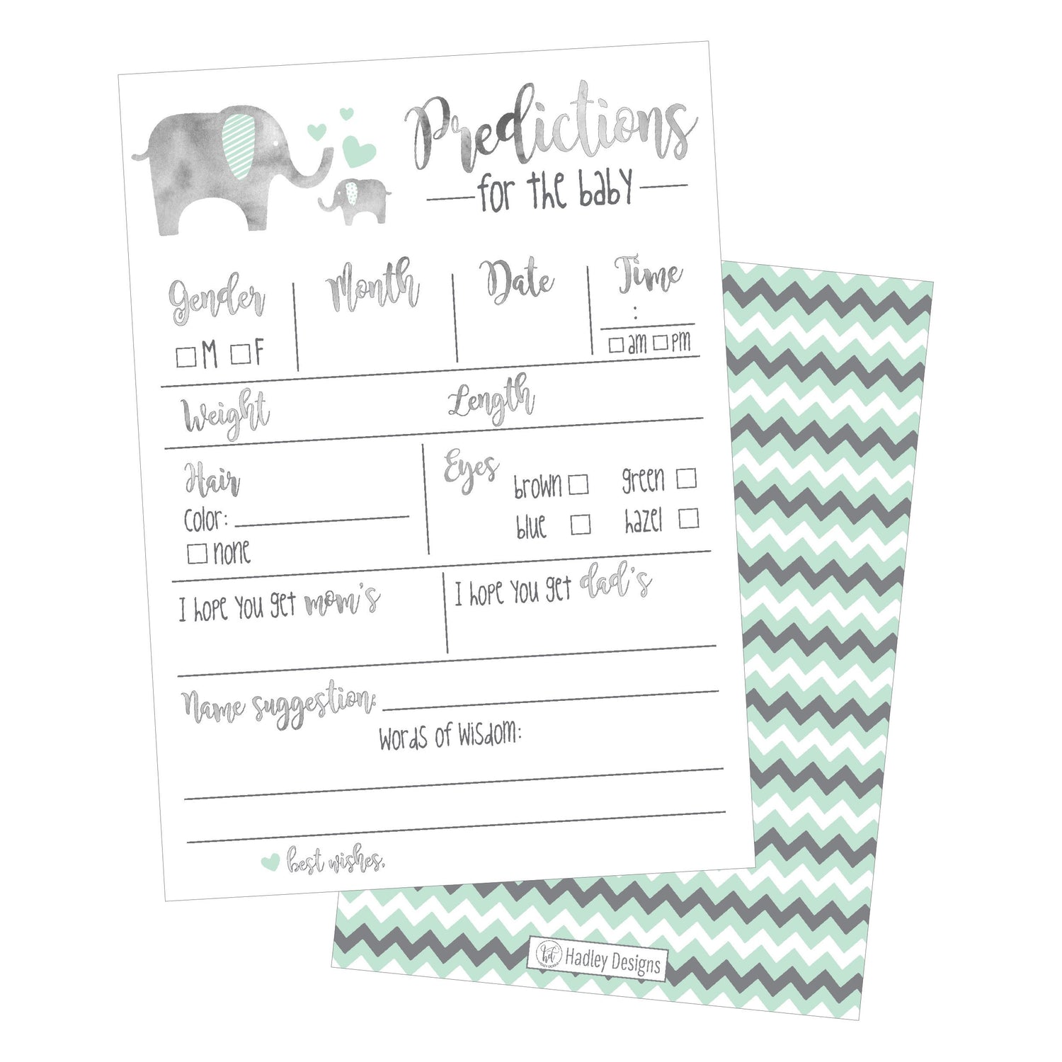 Baby Shower Games Shop by Theme | Elephant Neutral