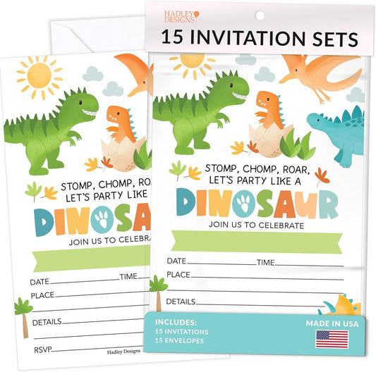 Dinosaur Kids' Party Invitation
