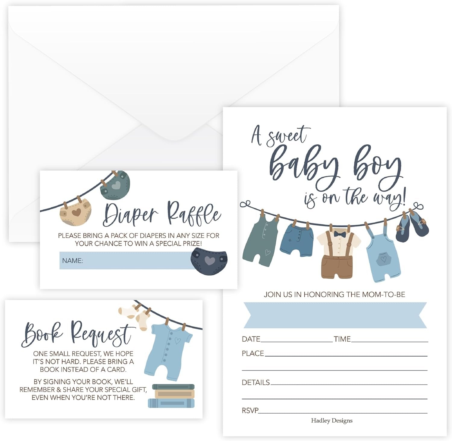 Baby Shower Shop by Theme | Boy Clothesline