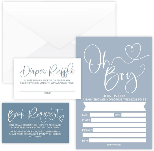 15 Blue Baby Shower Invitations For Boy Baby Shower Ideas - Boy Baby Shower Invites For Boy, Boy Baby Shower Invitations Boy With Diaper Raffle, Baby Boy Shower Invitations, Baby Invitations