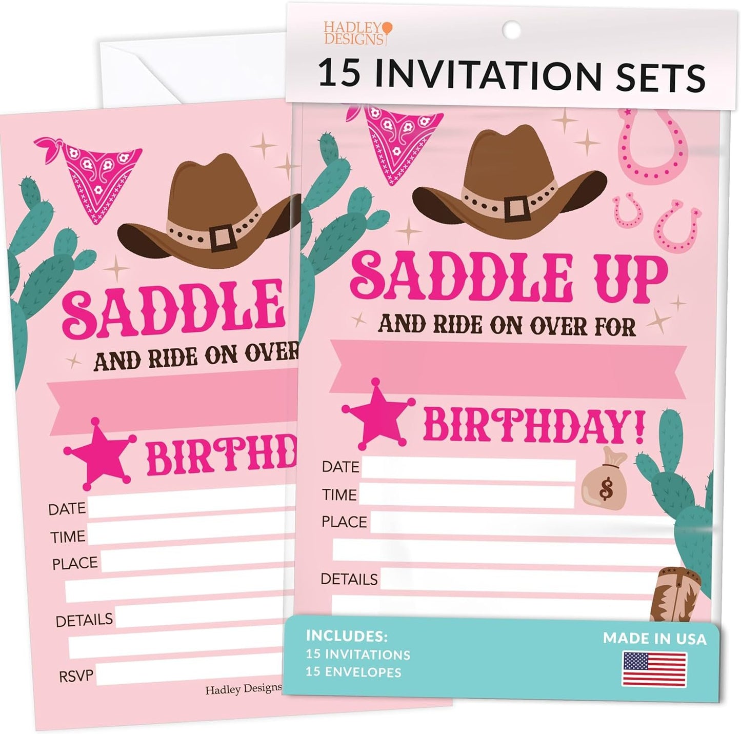 15 Rodeo Cowgirl Birthday Invitations Girl - Western Birthday Party Invitations For Girls, Rodeo Invitations For Birthday Party Invitation Girl, Invitation Cards, Kids Birthday Invitations Girl