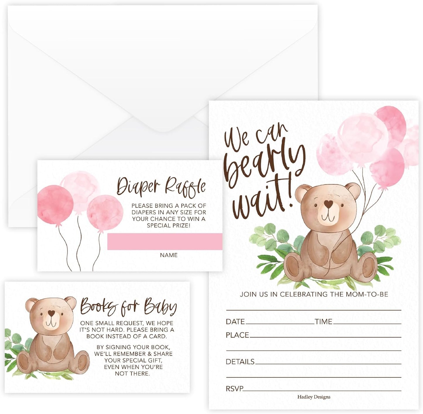 15 Bear Baby Shower Invitations For Girl - Baby Girl Baby Shower Invites For Girl Baby Shower Invitations, Baby Girl Shower Invitations, Invitations For Baby Shower Girl, Baby Invitations