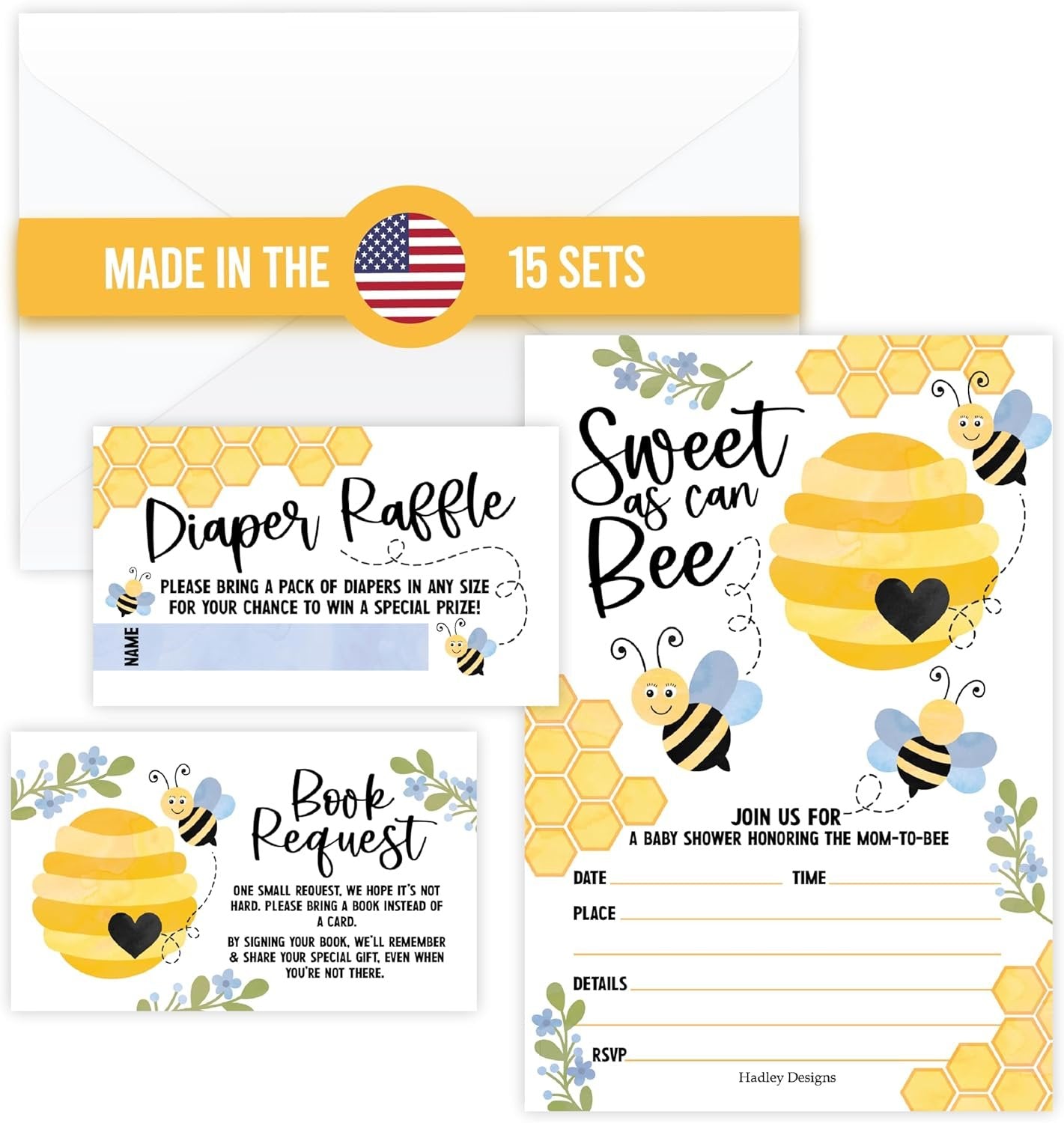Baby Shower Invitations Shop by Theme | Bees