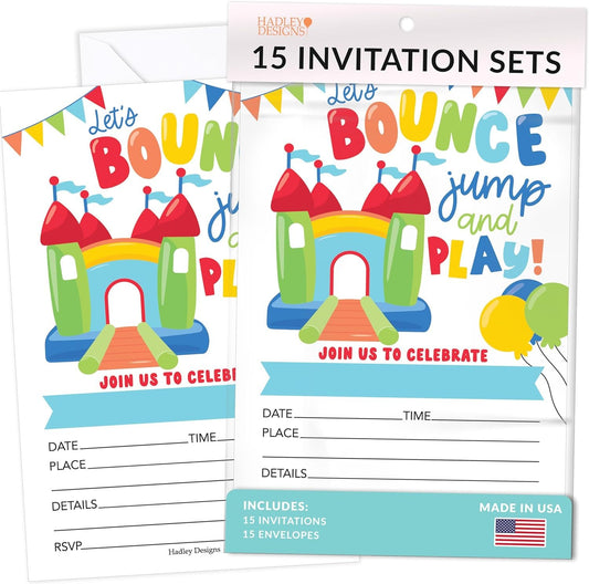 15 Bounce House Birthday Invitations For Boys - Jump Birthday Invites For Boy, Birthday Party Invitations For Boys Birthday Invitations, Boy Birthday Invitations Boy, Invitations For Birthday Party