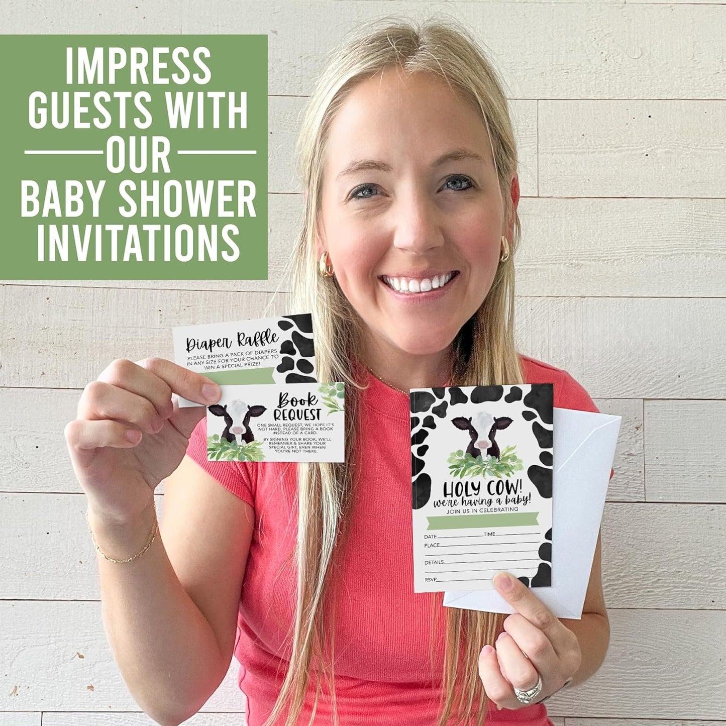 15 Holy Cow Baby Shower Invitations Gender Neutral - Baby Shower Invitations For Girl, Boy Baby Shower Invites For Boy, Baby Boy Shower Invitations, Baby Girl Baby Shower Invitations With Envelopes