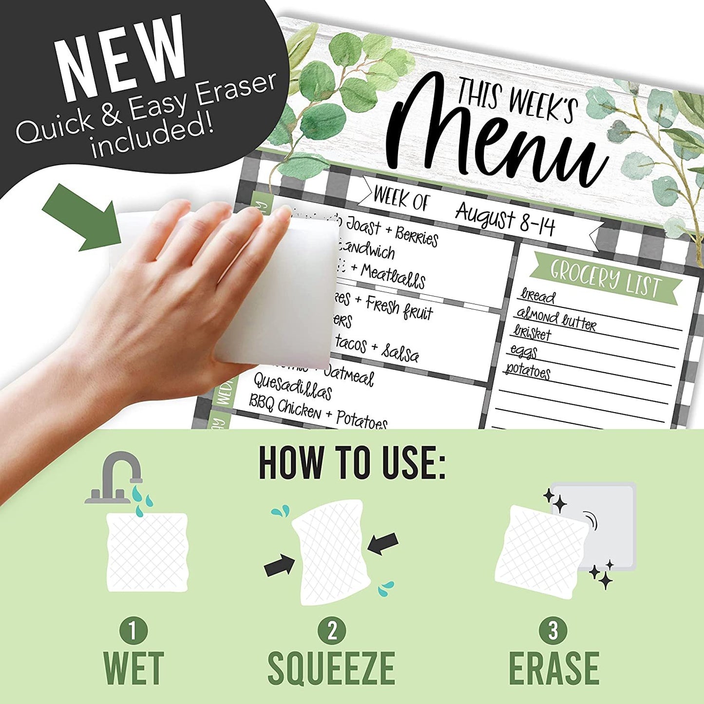 Farmhouse Magnetic Meal Planner