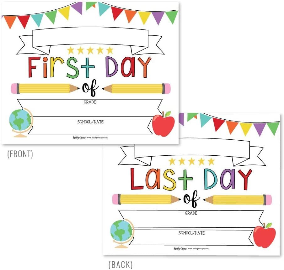 Multi Colored Back to School Signs
