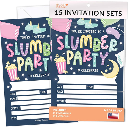Slumber Party Kids' Party Invitation