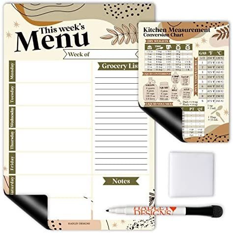 Boho Magnetic Meal Planner