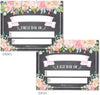 Floral Back to School Signs