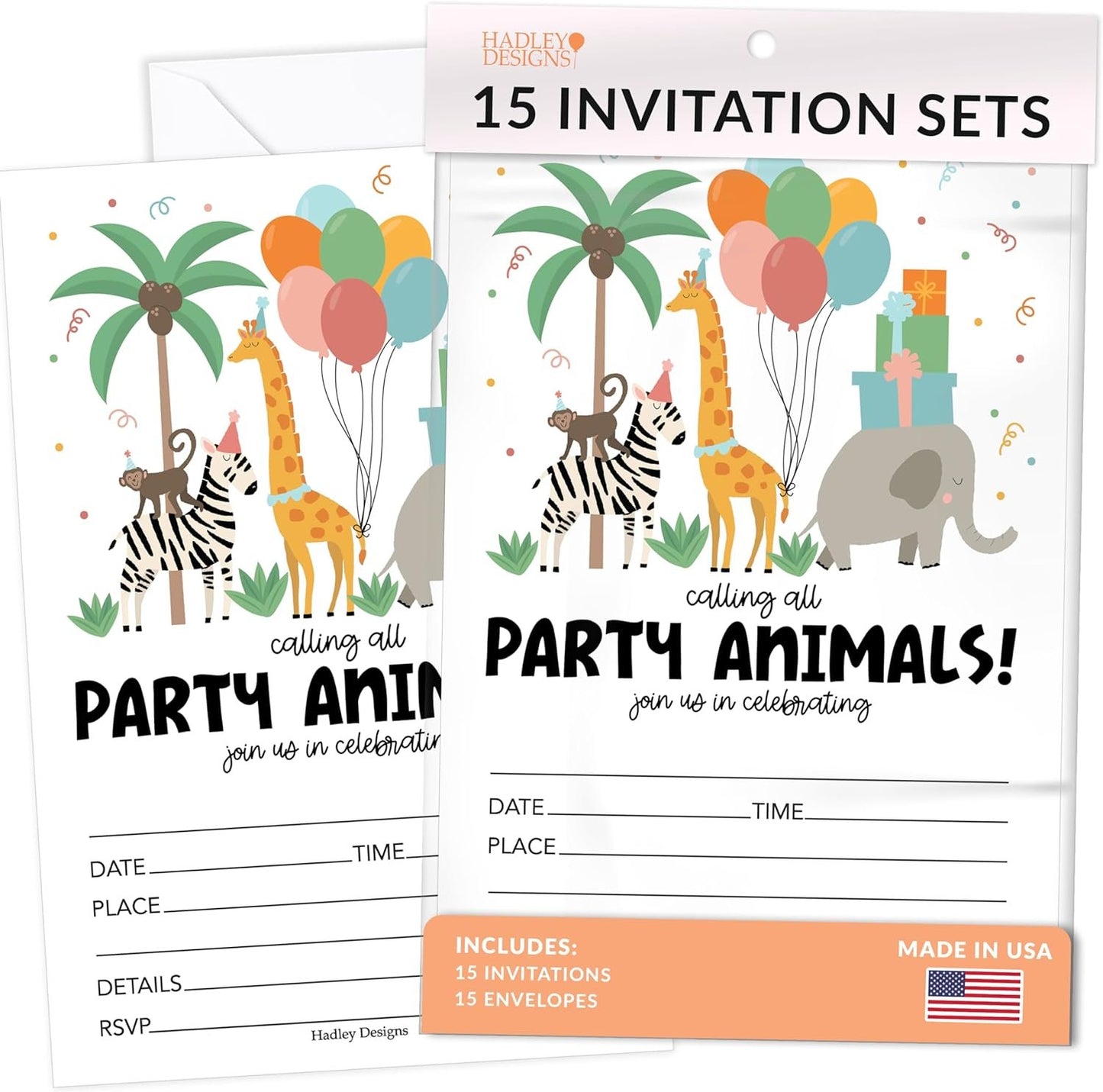 Safari Kids' Party Invitation