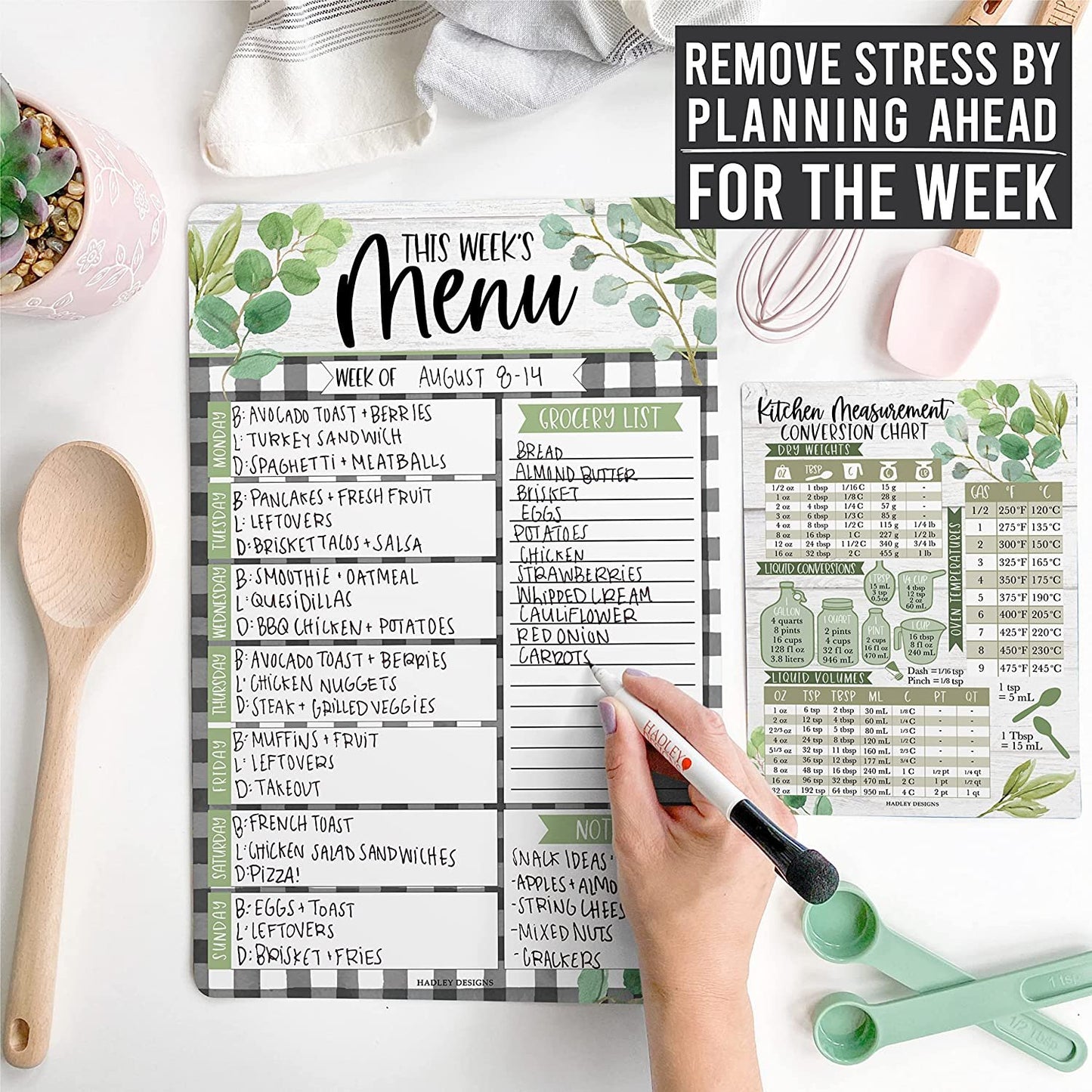 Farmhouse Magnetic Meal Planner