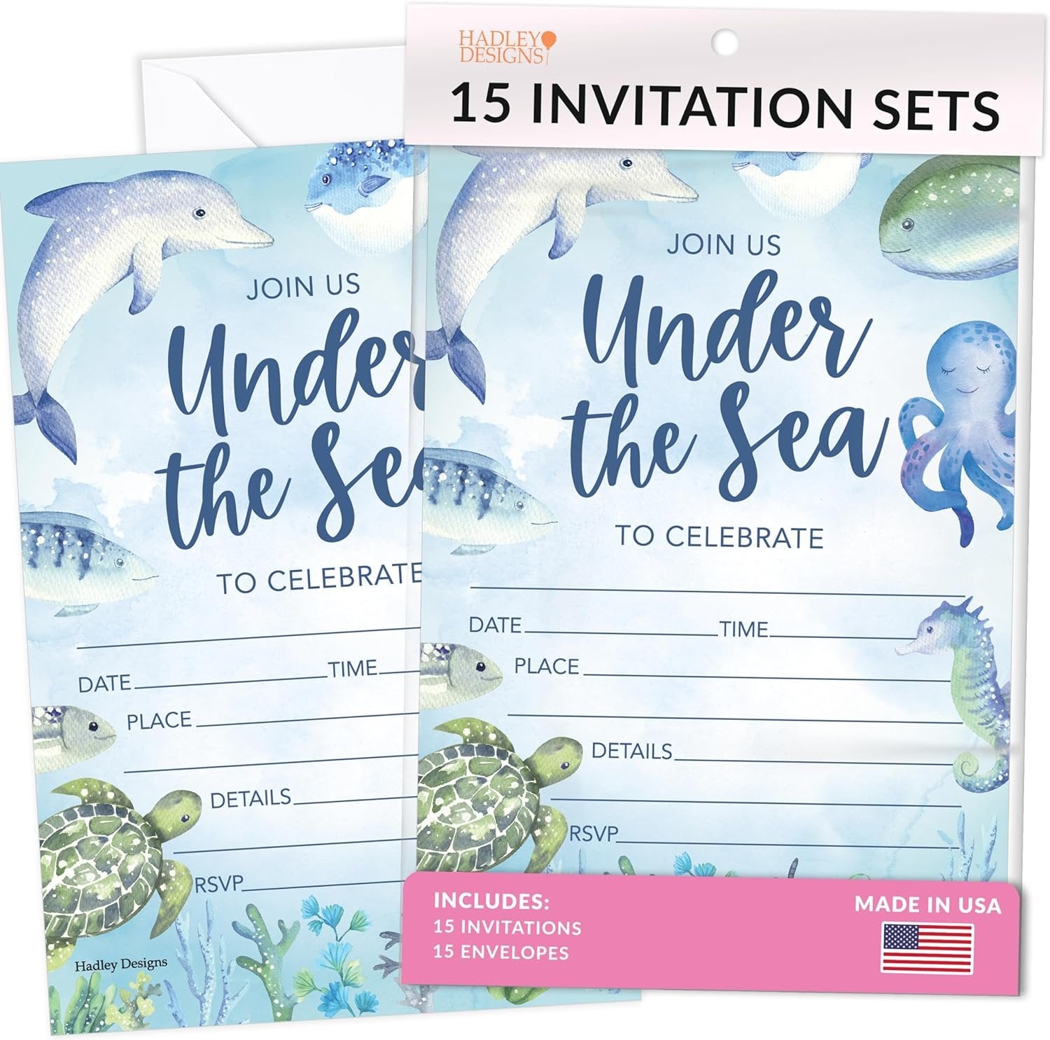 Kids Party Invitations Shop by Theme | Ocean