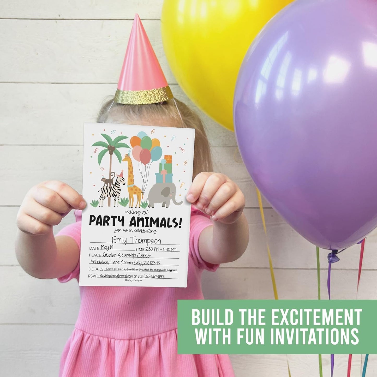 Safari Kids' Party Invitation