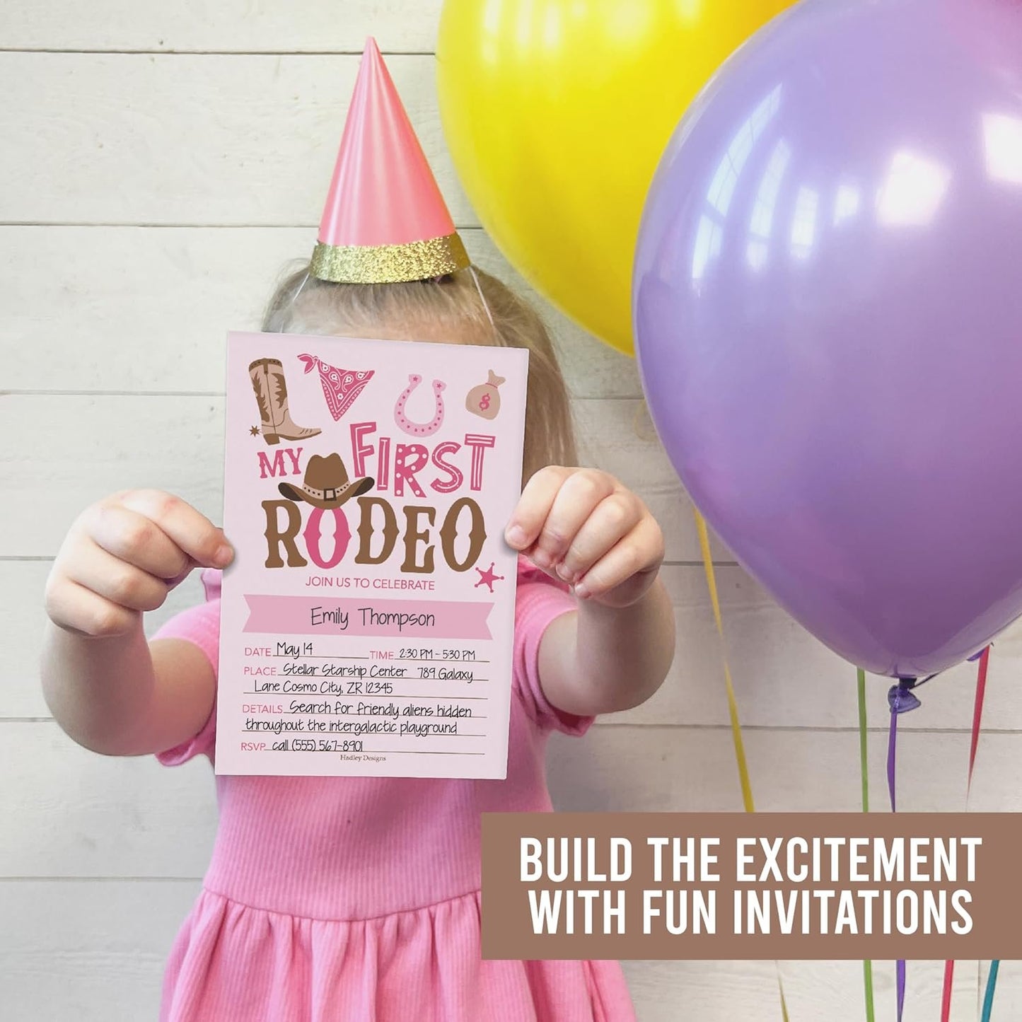 15 My First Rodeo Birthday Invitations Girl - 1st Rodeo Birthday Party Invitations For Girls, Western Invitations For Birthday Party Invitation Girl, Invitation Cards, Kids Birthday Invitations