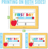 Colorful With Ruler Border Back to School Signs